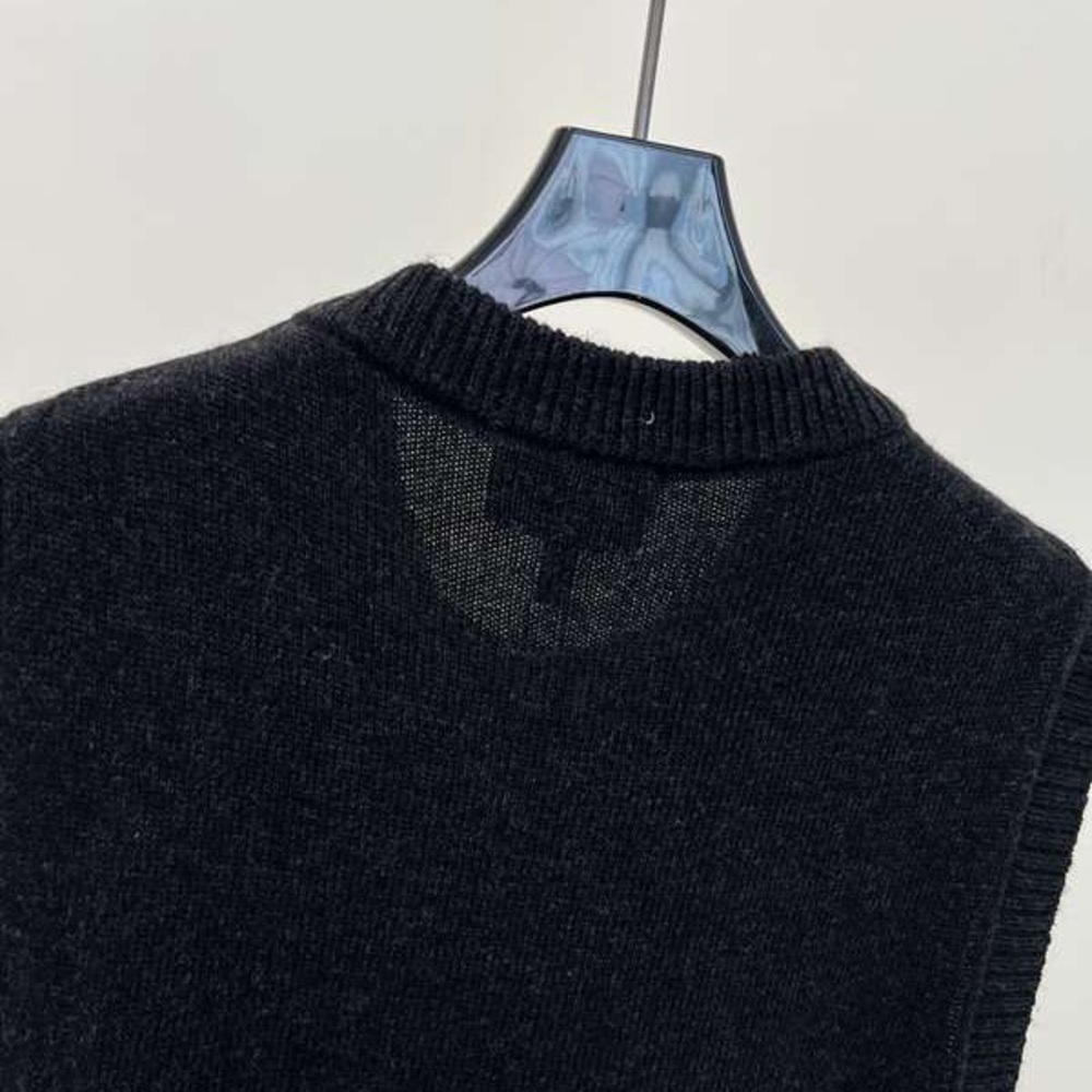 Ganni Black and Red Sweater Vest - Picture 5 of 6